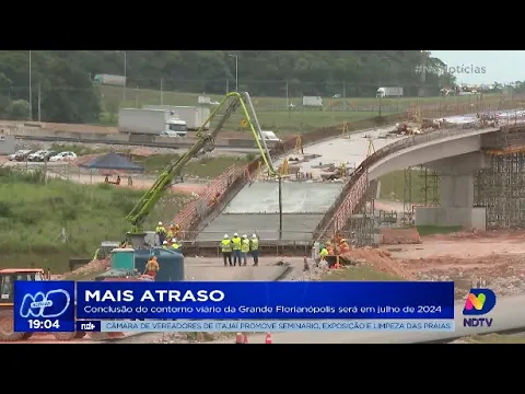 Conclusão do Contorno Viário da Grande Florianópolis será em julho de 2024