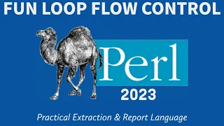 Perl Tutorial - FUN LOOP FLOW CONTROL Program 2023