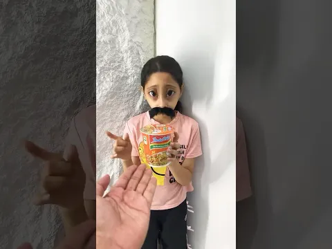 طلبت من أولادي لقمة اندومي 🍜🍛😭❌ #shorts
