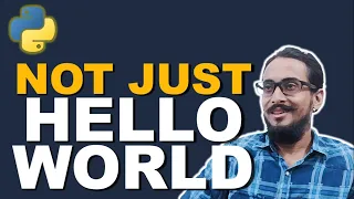 LECTURE 3 HOW TO PRINT HELLO WORLD in PYTHON IN HINDI CBSE 11 AND 12