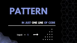 Right Triangle Pattern Right Pyramid One Line Code Python 2022
