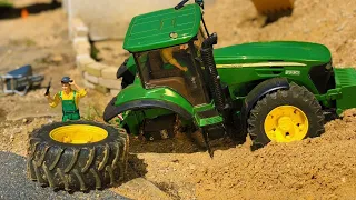 BRUDER Tractor SAND Stuck!