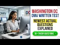 Pass Your 2026 Washington DC DMV Knowledge Test On The First Try New Questions Explained
