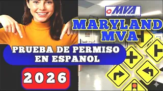 Maryland A Permit Written Exam 2026 A Permit Test in Spanish 2026