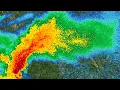 2021 Newnan Georgia Supercell Radar Loop