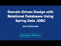 Domain-Driven Design with Relational Databases Using Spring Data JDBC