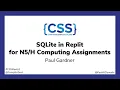 2 SQLite in Repl for Assignments - Paul Gardner