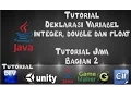 Tutorial Java dengan Netbeans - 2 Deklarasi Variabel Integer Double dan Float