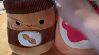 Exclusive Walgreens Peanut butter and jelly Squishmallows They are so cute