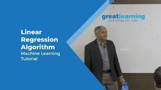 Linear Regression Algorithm Machine Learning Tutorial Great Learning