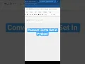 Convert List to Set in Python