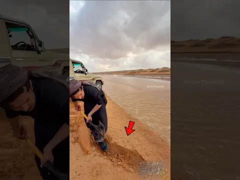 He Dug the Ground Seriously… But Just Sat There