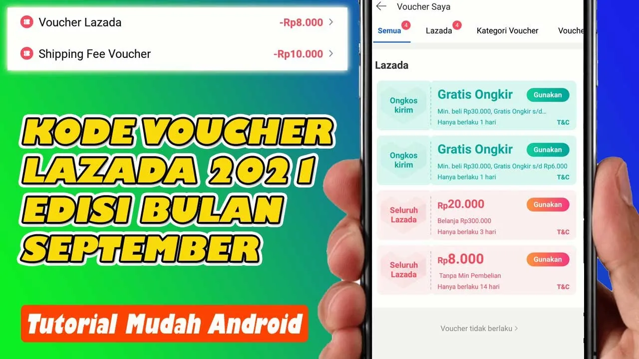 Cara belanja di lazada Rp 0 | Cara belanja Gratis di lazada | Cara mendapatkan voucher Gratis