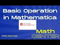 Basic Operation in Mathematica