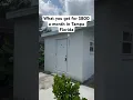 What you get for 800 a month In Tampa Florida