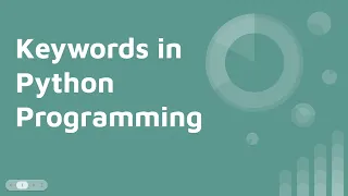 Keywords in Python Complete Tutorials List and Definitions