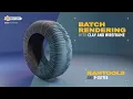 Create Beautiful Clay And Wireframe Renders Batch Rendering Demo RanTools New Blender Addon