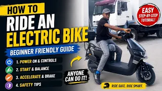 how to ride an electric bike for beginners complete step by step guide