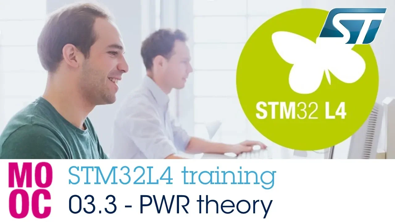 STM32L4 training: 03.3 Standard peripherals - Power Controller (PWR)