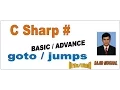 Tutorial 24 of 50 goto jumps statement in C Sharp Urdu Hindi
