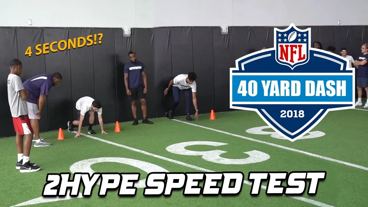Who Has the FASTEST 40-yard Dash in 2HYPE? NFL Combine Workout