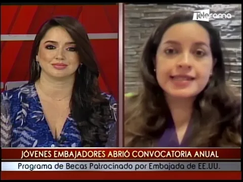 Jóvenes embajadores abrió convocatoria anual programa de becas patrocinado por embajada de EE.UU.