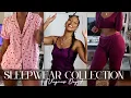 MY SLEEPWEAR COLLECTION SAVAGE X FENTY TARGET FASHION NOVA VLOGMAS DAY 7