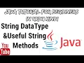 String Data Type Methods Java Tutorial for Beginners
