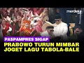Download Lagu Aksi Sigap Paspampres saat Prabowo Turun Mimbar Joget Lagu Tabola-Bale di Istana