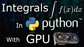 Integrals 300X Faster in Python DON T use SciPy