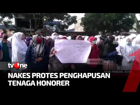 Ratusan Tenaga Medis Honorer Gelar Aksi Unjuk Rasa di Halaman RS Datu Beru