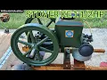 Starting a Stover KE 1 Hit and miss engine for new owner Sam