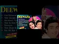 Lagu Deewana Movie All Songs || Audio Jukebox ||Rishi Kapoor \u0026 Divya Bharti,Shahrukh Khan