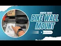 monTEK Swivel Bike Wall Mount No Heavy Lifting Space-Saving Garage Bike Rack