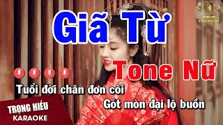 Download Karaoke Giã Từ Tone Nữ Nhạc Sống | Trọng Hiếu MP3