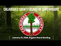 01272026 January 27 2026 Board of Supervisors Meeting