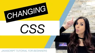 JavaScript Tutorial for Beginners Part 23 Changing CSS