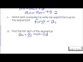 Arithmetic Sequence Example