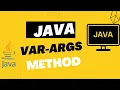 variable arguments var-args method in java