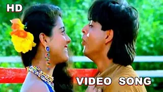 jaati hoon main karan arjun shahrukh khan u0026 kajol kumar sanu