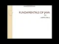 BASIC JAVA FUNDAMENTALS VARIABLES CONSTANTS IDENTIFIERS EXPRESSION DATA TYPES JAVA
