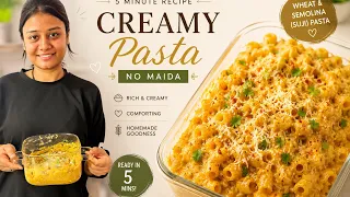 100% wheat and suji se bana hua creamy pasta sirf 5 minutes me banega ❌no vegetables