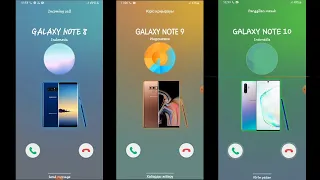 Samsung Note 8 VS Note 9 VS Note 10 Incoming Calls Over The Horizon Ringtones 