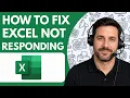 How to Fix Excel Not Responding Full Guide 2026