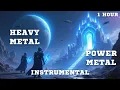 Download Lagu 🌌 Sapphire Moon Keepers: Epic Instrumental Power \u0026 Heavy Metal | Full Album (1 Hour)