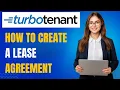 TurboTenant Lease Agreement Tutorial for Landlords