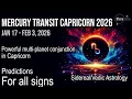 Lagu Mercury Transit in Capricorn 2026 | 4 planet Conjunction | Vedic Astrology Predictions #astrology