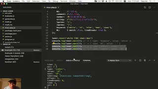 Moo js Tokenizer with Nearley js