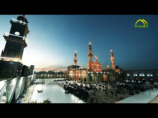 ⁣لحظات تسحر العيون وثقتها عدسة الجوادين لوقت الغروب في أرض موسى والجواد ( عليهما السلام )