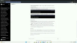 how to run python program on windows 10